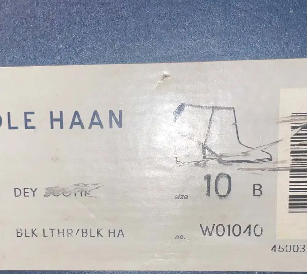 Cole Haan Women’s Calf Hair‎ Block Heel Ankle Boots Black Brown Speckled Size 10